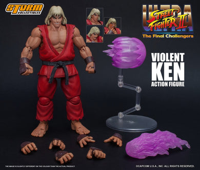 Storm Collectibles Ultra Street Fighter II Violent Ken Action Figure