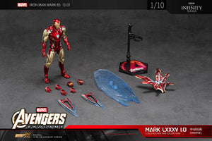 ZD Toys 1/10 Iron Man MARK 85 Action Figure