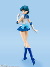 Load image into Gallery viewer, Bandai S.H.Figuarts SAILOR MERCURY -Animation Color Edition- Action Figure