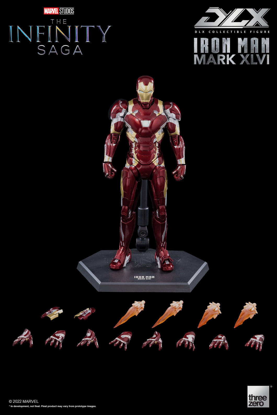 Threezero DLX Iron Man Mark 46 Action Figure