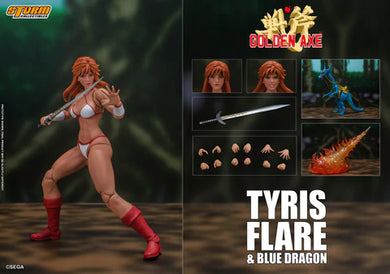 Storm Collectibles Golden Axe TYRIS FLARE & BLUE DRAGON Action figure