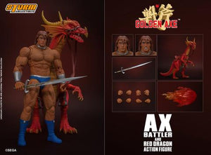 Storm Collectibles AX BATTLER & RED DRAGON - GOLDEN AX ACTION FIGURE