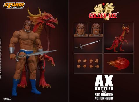 Storm Collectibles AX BATTLER & RED DRAGON - GOLDEN AX ACTION FIGURE