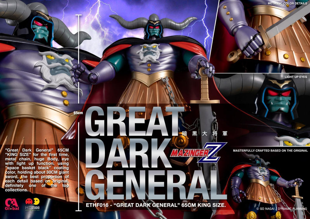 M3 Studio Mazinger Z Great Dark General King Size Figure (Pre-orders) (Free Shipping)