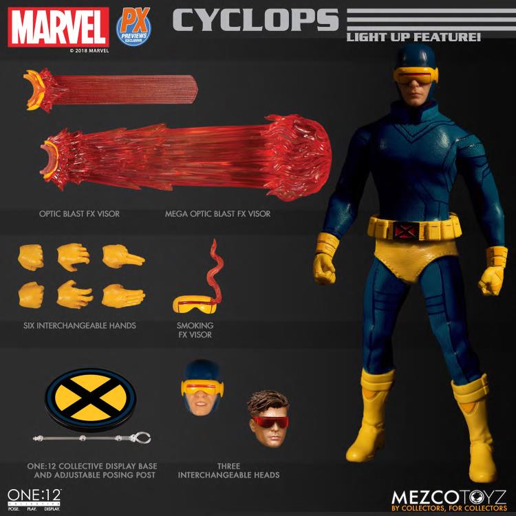 Mezco Toyz Marvel one:12 Collective Marvel Classic X-men Cyclops Preview Exclusive